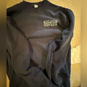 limited edition navy blue sporty and rich new york racquet club sweatshirt!